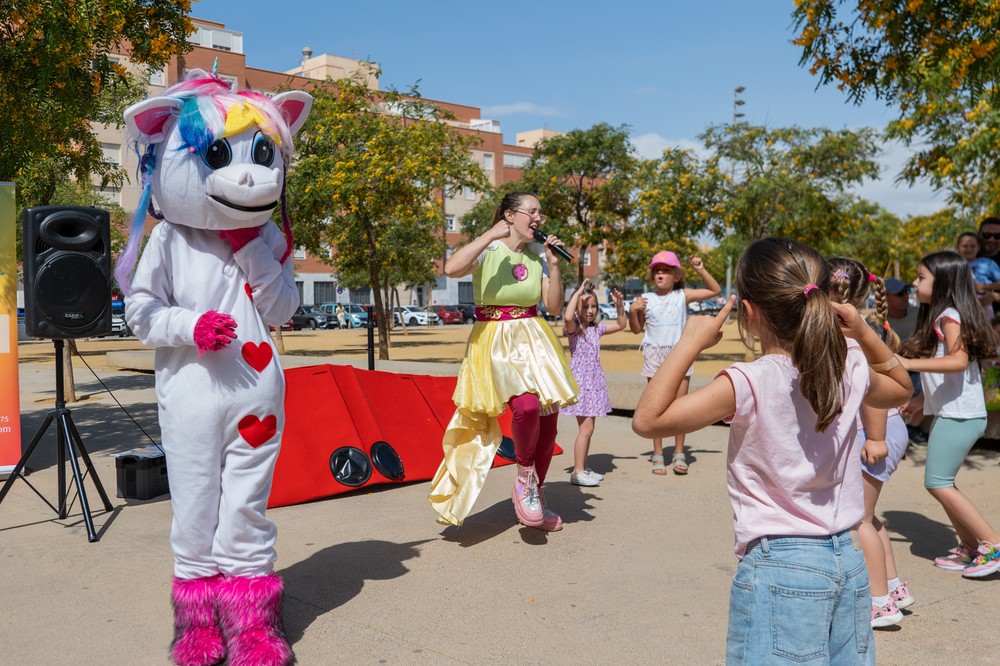El Parque de Los Bajos ha acogido las Jornadas actividades 'Infancia y Movilidad'