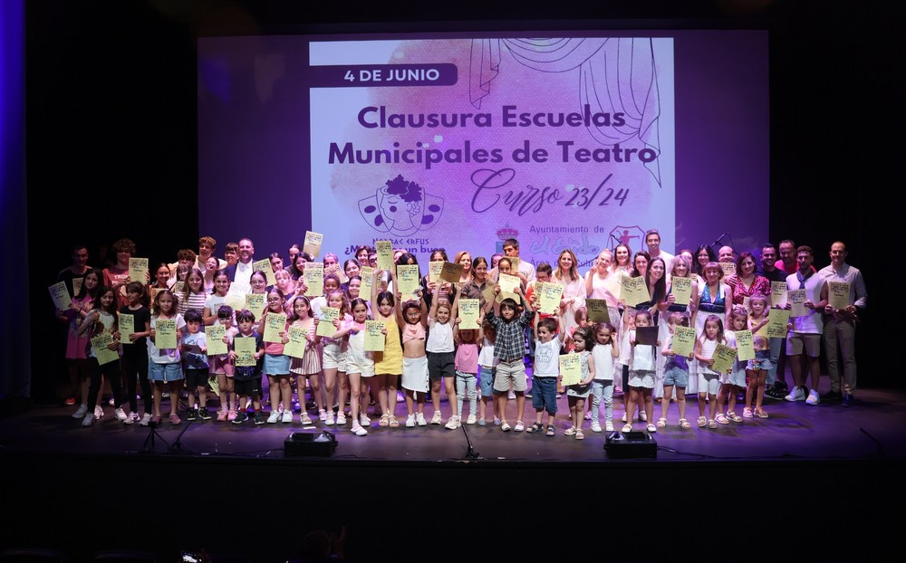 Las Escuelas Municipales de Teatro de El Ejido llegan a su fin este curso 2023/24 con más de 150 alumnos