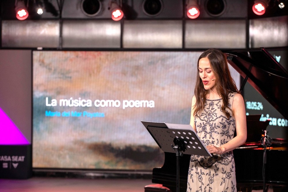 María Poyatos ofrece el recital ‘La música como poema’ este lunes en la Escuela de Música de Roquetas de Mar