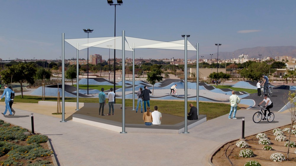  El Parque San José cierra provisionalmente para instalar 1.000 metros cuadrados de sombreado