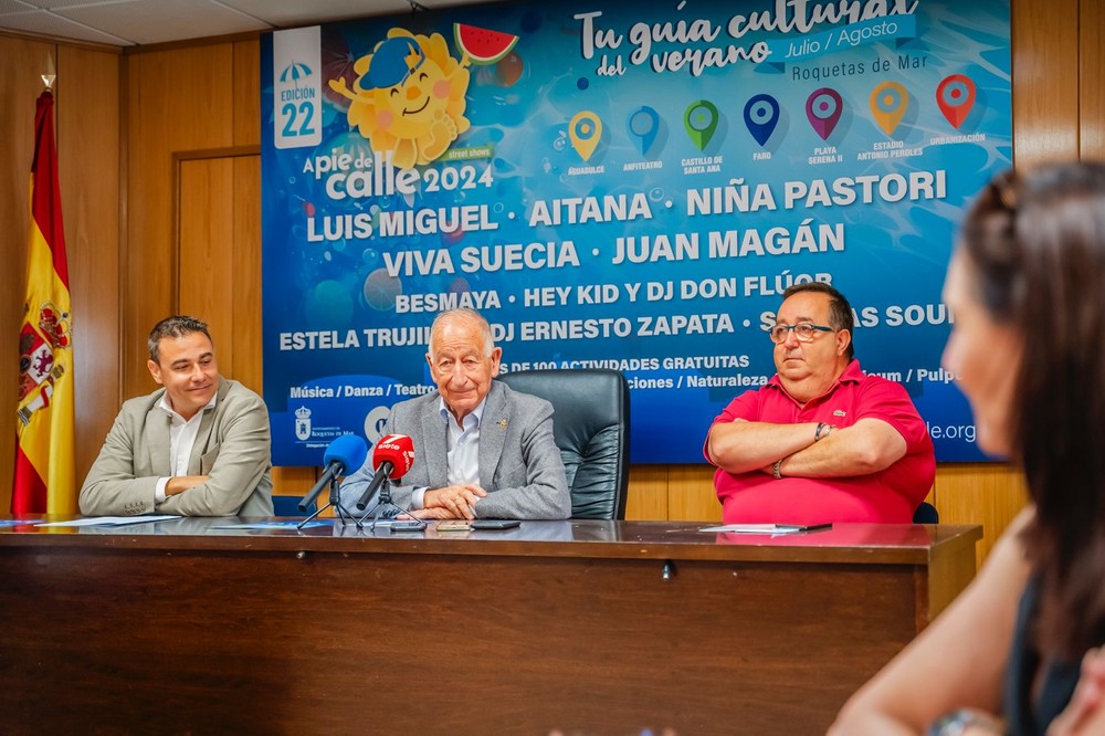 El programa A Pie de Calle regresa a las noches de verano de Roquetas de Mar con más de 100 actividades al aire libre