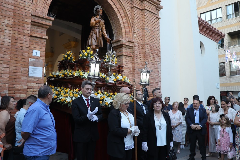 La procesión en honor a San Isidro Labrador pone el cierre al programa de fiestas patronales de El Ejido