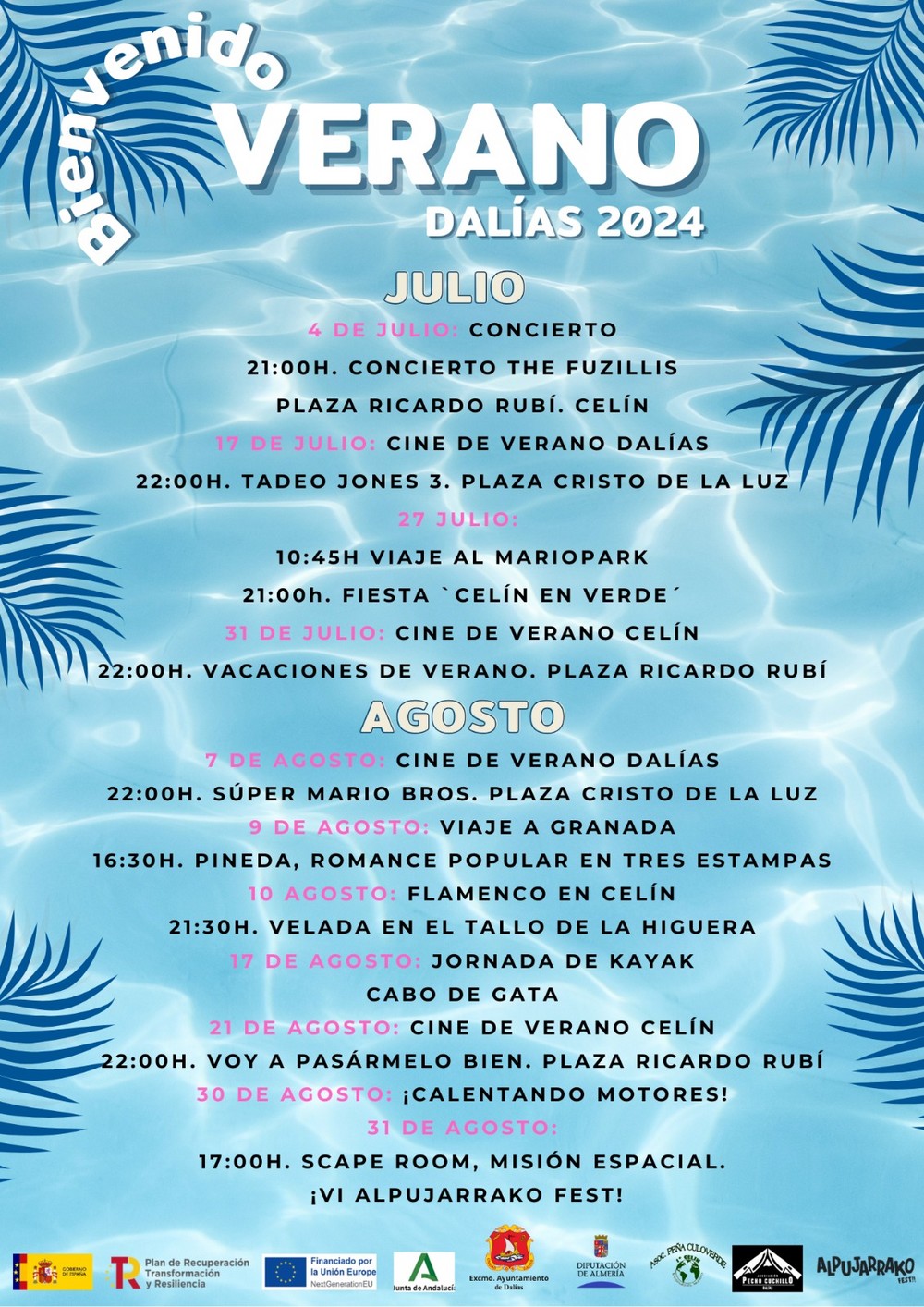 Actividades para toda la familia en la programación veraniega de Dalías