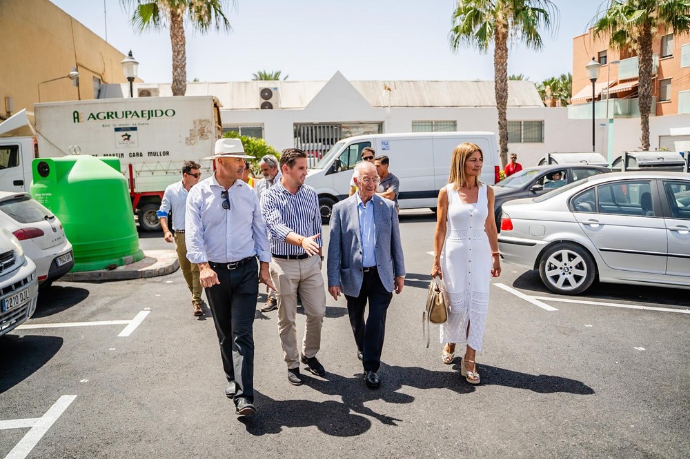 El Ayuntamiento finaliza las obras de mejora de asfaltado en varias calles del barrio de Las Marinas