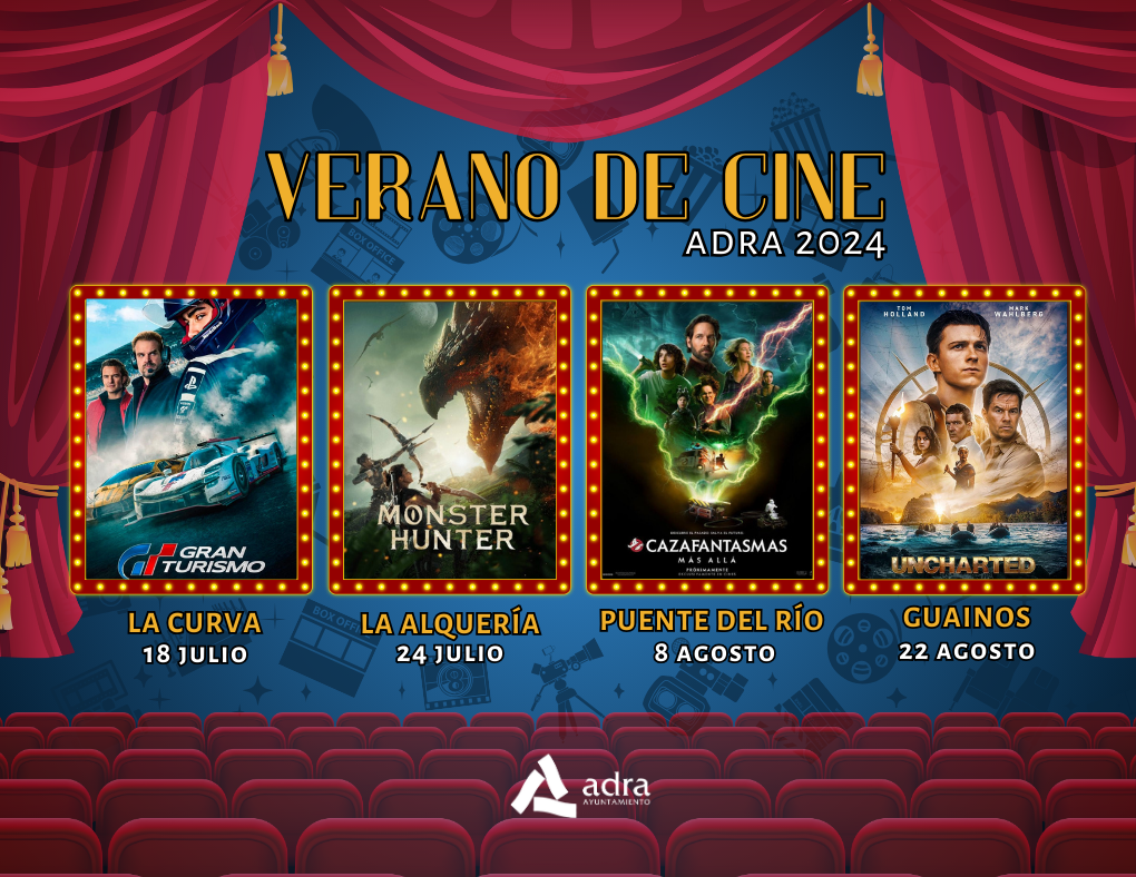Vuelve ‘Verano de Cine’ a las barriadas de Adra con cuatro citas que dan comienzo este jueves en La Curva