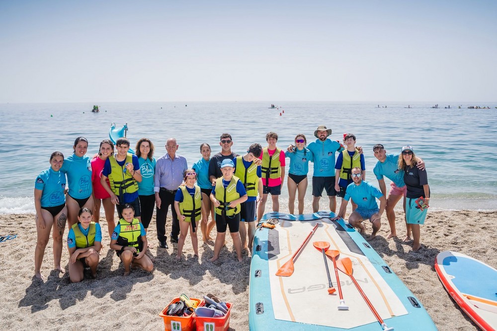 16 jóvenes disfrutan de las actividades deportivas náuticas en la IX edición de Verano Pictodivertido