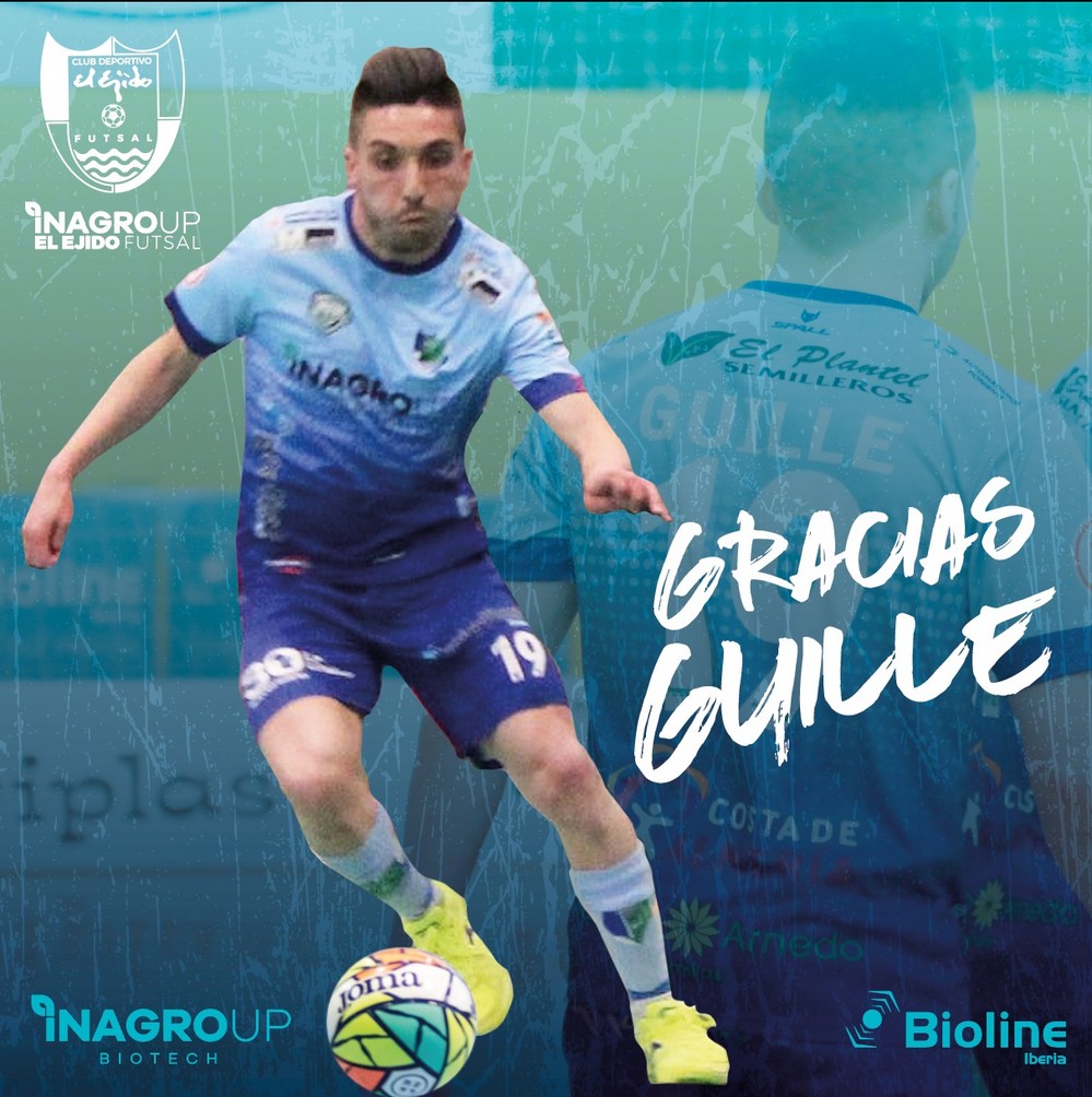 Guille no continuará en el CD El Ejido Futsal tras seis años en el club
