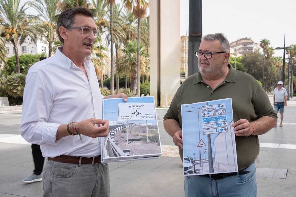 Sánchez Teruel ve una “temeridad” que el PP señalice en las carreteras el Hospital de Roquetas que aún está en obras