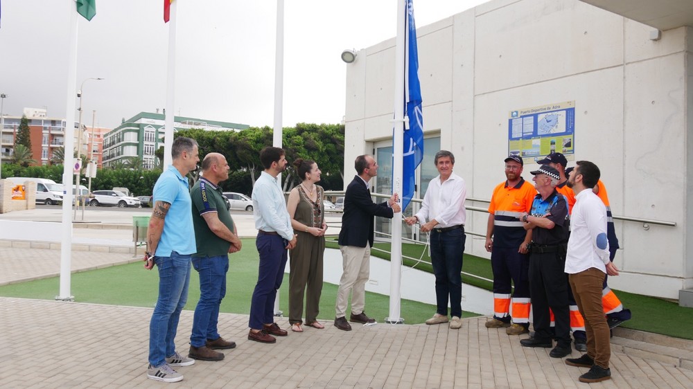 El puerto de Adra obtiene en este 2024 su primera bandera azul