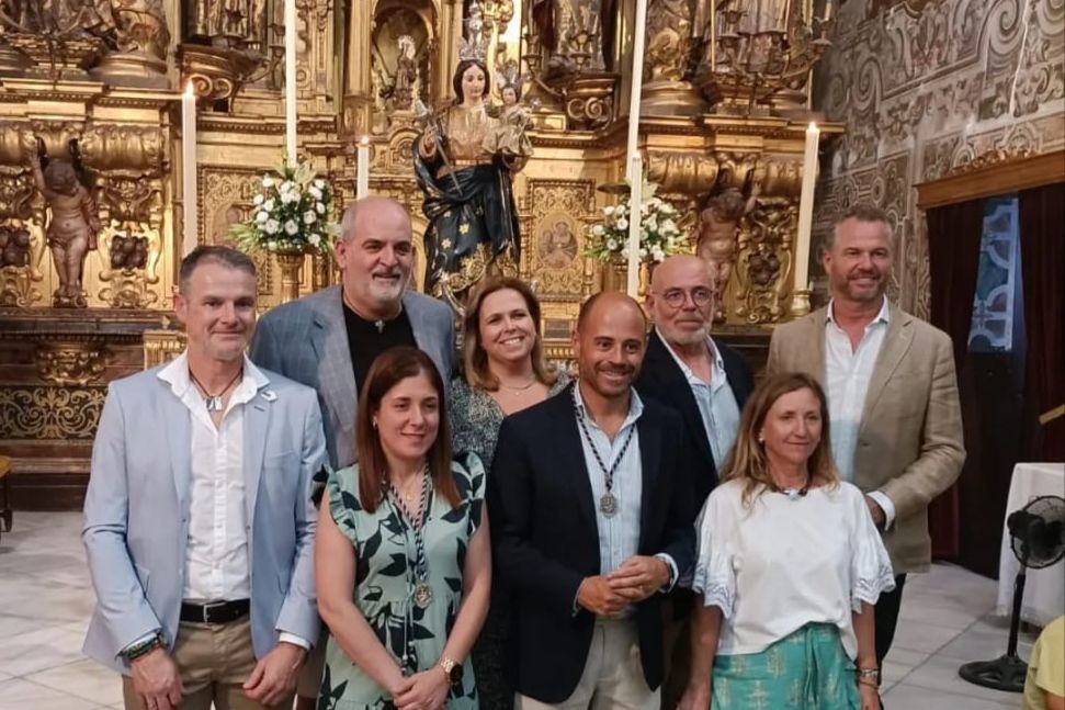 La Patrona de Adra regresa a la ciudad milenaria tras ser restaurada por el imaginero José Manuel Cosano