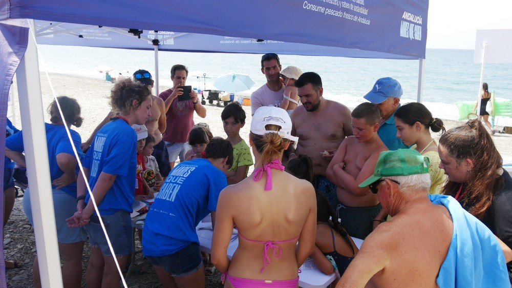 Regresa a las playas de Adra la campaña 'Consume pescado fresco andaluz' este martes y miércoles