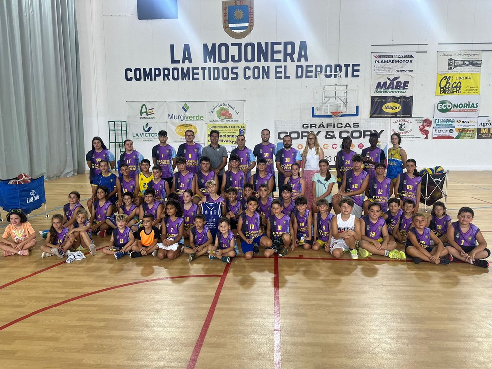 El VI Campus de verano del CB La Mojonera cierra un mes de lleno de diversión y aprendizaje