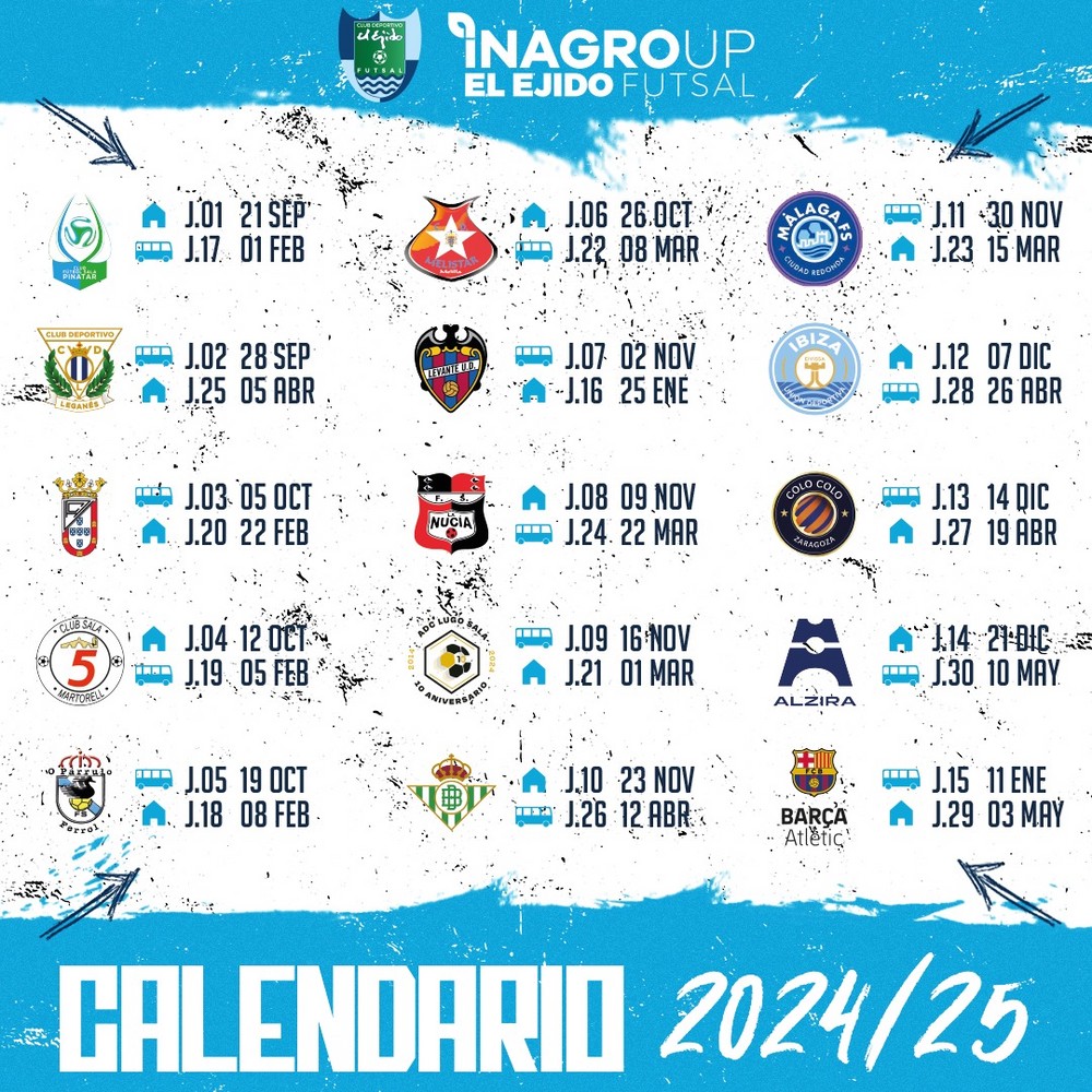 Inagroup El Ejido Futsal arrancará la liga en casa frente al recién ascendido Pinatar