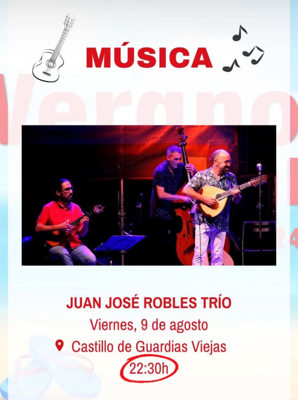 Flamenco, jazz, música india y mediterránea, propuestas para esta semana del 25º Ciclo de Conciertos del Castillo de Guardias Viejas
