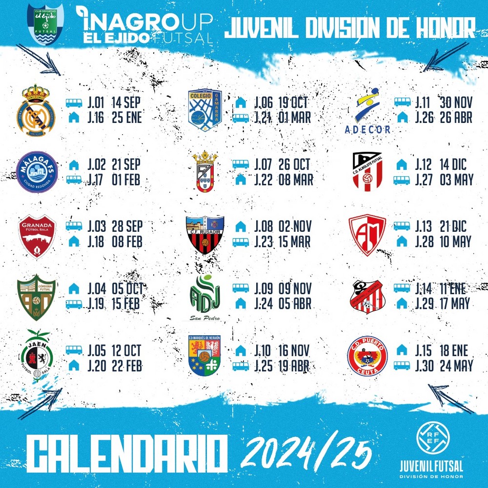El Juvenil División de Honor arranca la Liga visitando a la Peña Real Madrid