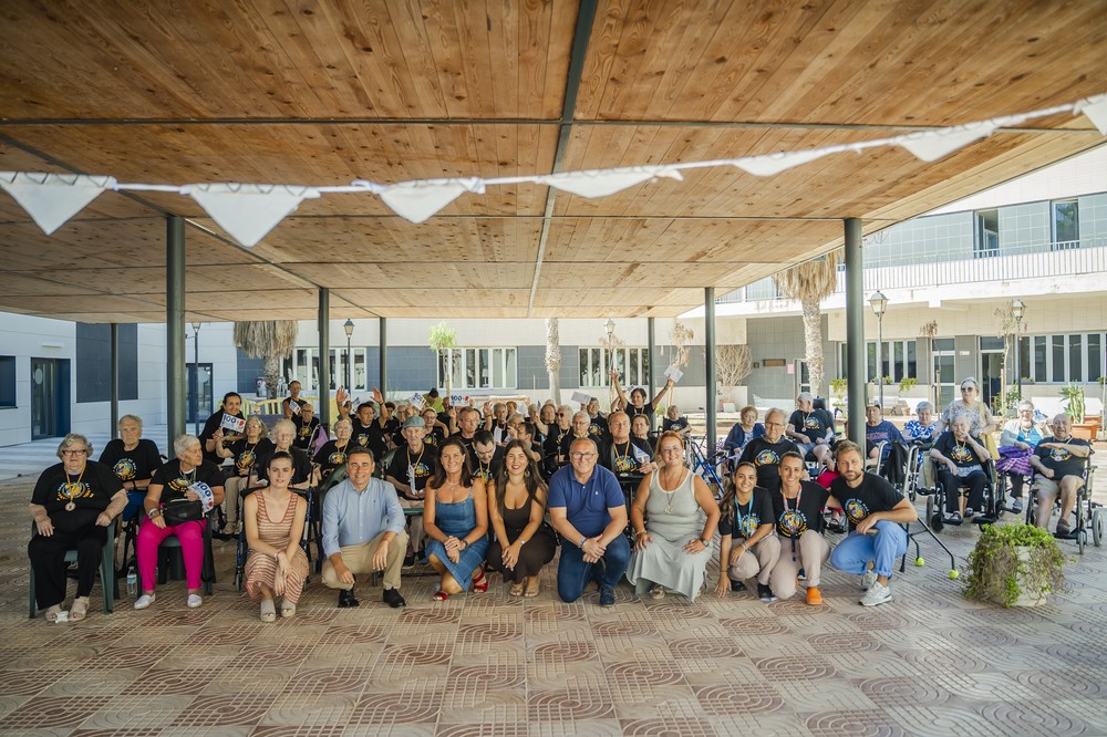 La Residencia Virgen del Rosario de Roquetas de Mar celebra sus propias ‘100 Horas de Deporte’