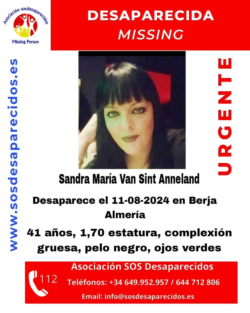 "Es mi madre y no sabemos nada de ella": buscan a una mujer desaparecida en Berja desde hace más de una semana