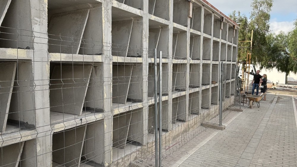 Avanza la ampliación del Cementerio de Berja con 96 nuevos nichos