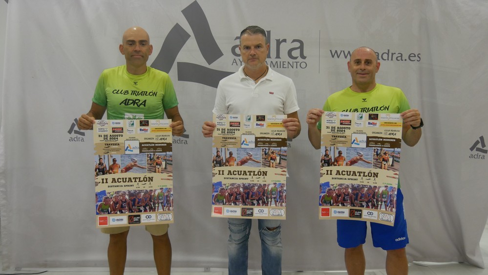 La ciudad milenaria celebra el II Acuatlón el próximo 31 de agosto en el Paseo Marítimo de Adra