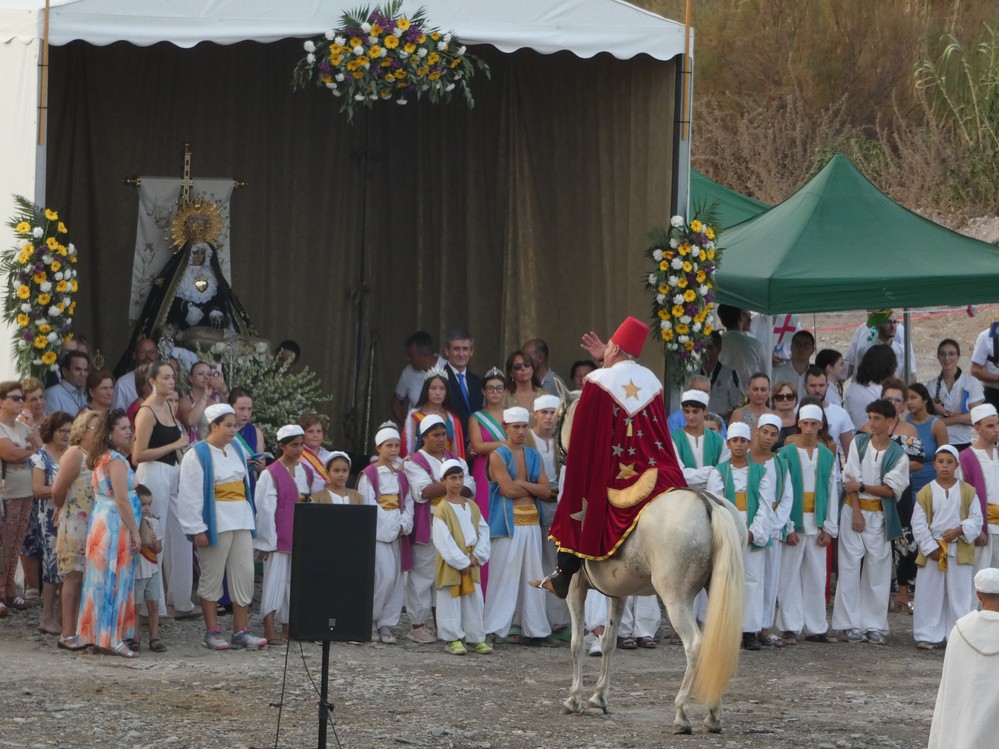La barriada abderitana de La Alquería honra a Nuestra Señora de Las Angustias en sus fiestas patronales