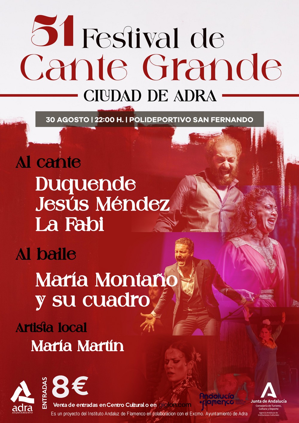 Adra calienta motores antes de la Feria y Fiestas 2024 con la celebración del 51 Festival de Cante Grande