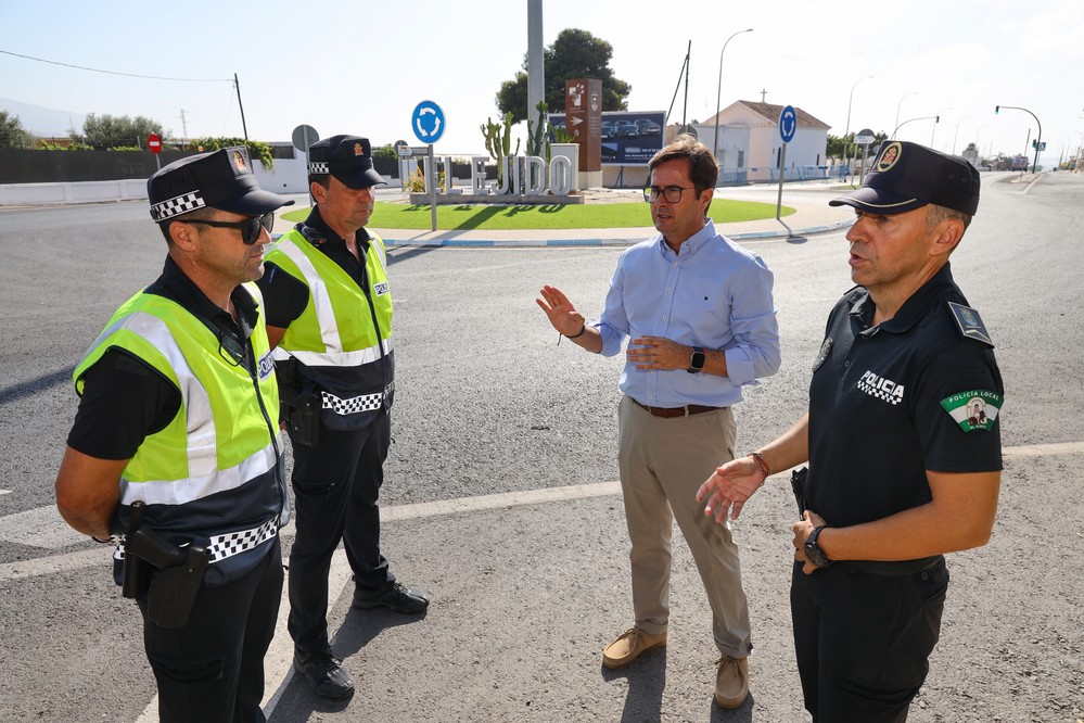 En marcha el dispositivo especial de seguridad del Ayuntamiento de El Ejido para la peregrinación al Cristo de la Luz de Dalías