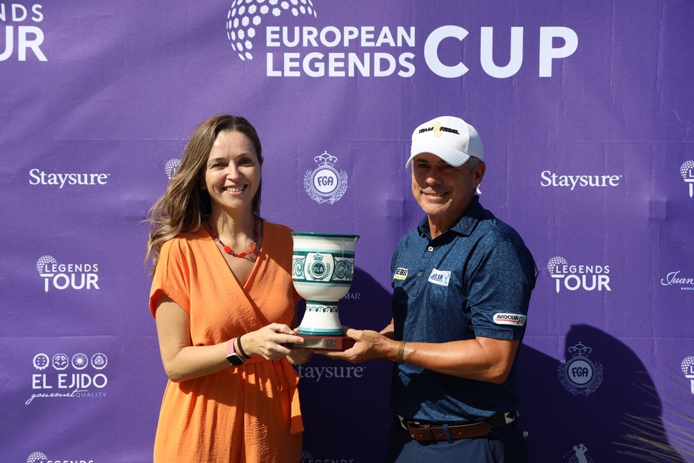  Da Silva gana con emoción el European Legends Tour golf de Almerimar, patrocinado por el Ayuntamiento de El Ejido