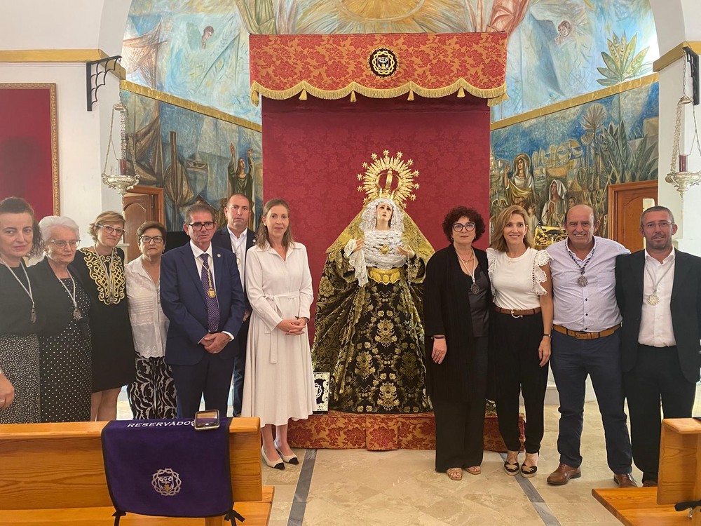 Balerma acoge una misa en honor a Nuestra Señora de los Dolores