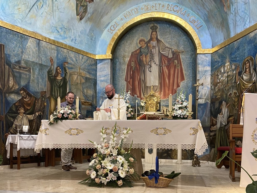 Balerma celebra el día de su Patrona, la Virgen de las Mercedes, con una misa en la Iglesia de la Inmaculada Concepción
