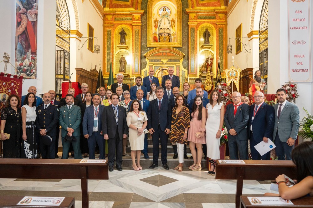 El I Encuentro de Hermandades y Mayordomías de San Marcos Evangelista reúne en Adra a devotos de toda Andalucía Oriental