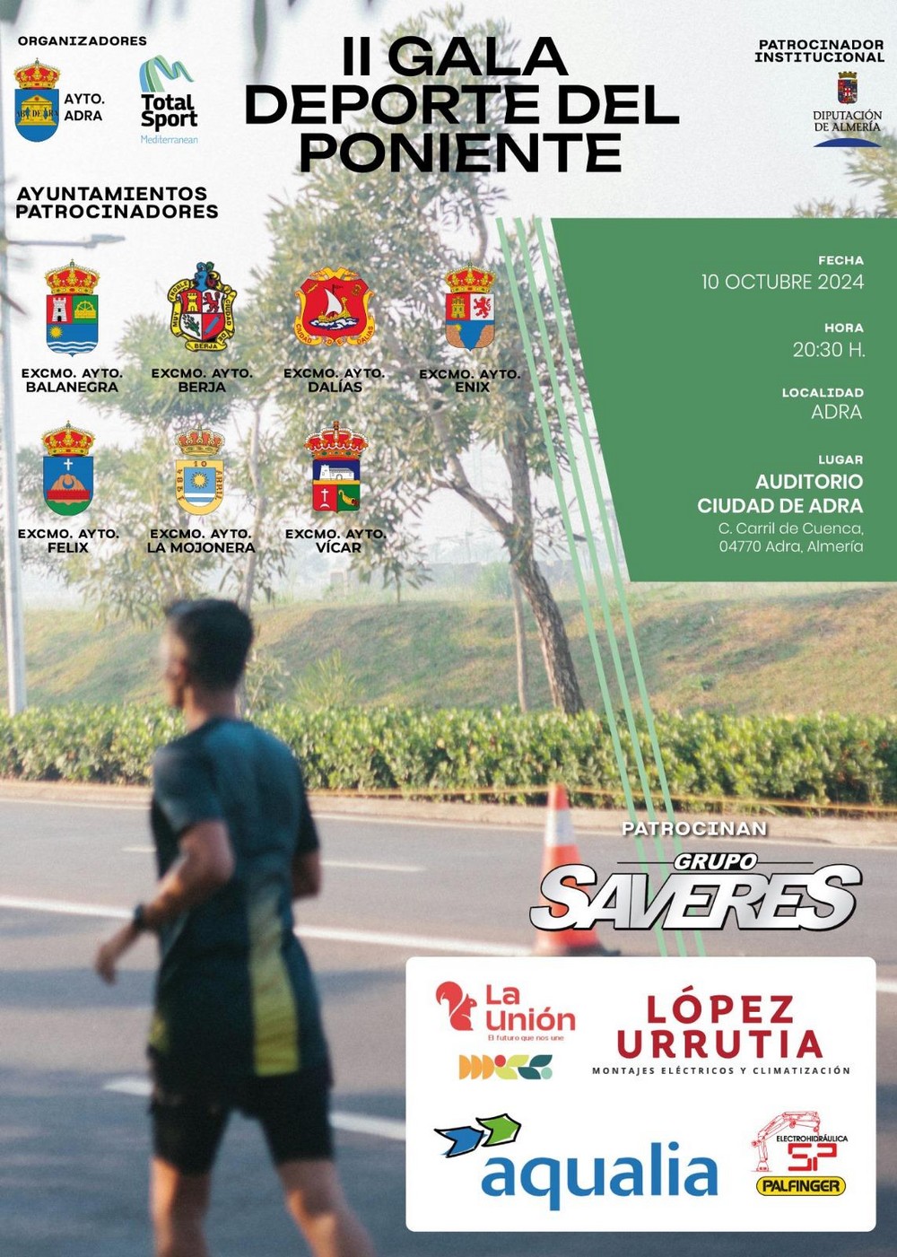 Adra repite este jueves como sede de los Premios Deporte del Poniente con once galardonados