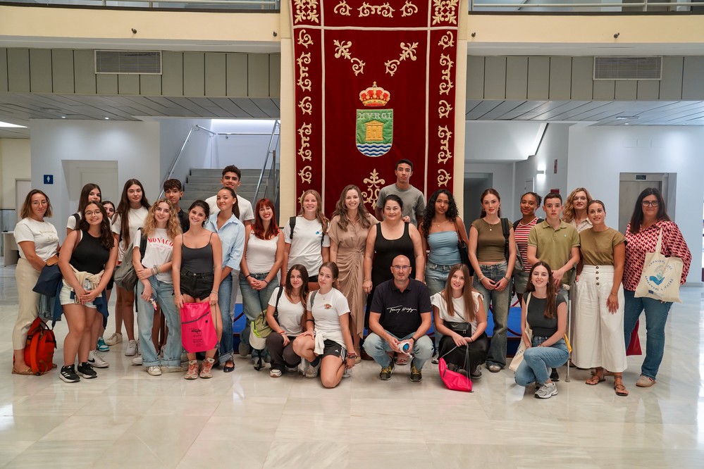 Una decena de alumnos Toulon visita El Ejido en el marco del proyecto Erasmus+ del IES Murgi