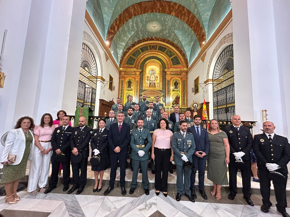 Adra conmemora el Día de la Hispanidad con una Santa Misa en honor a la Virgen del Pilar y la Guardia Civil