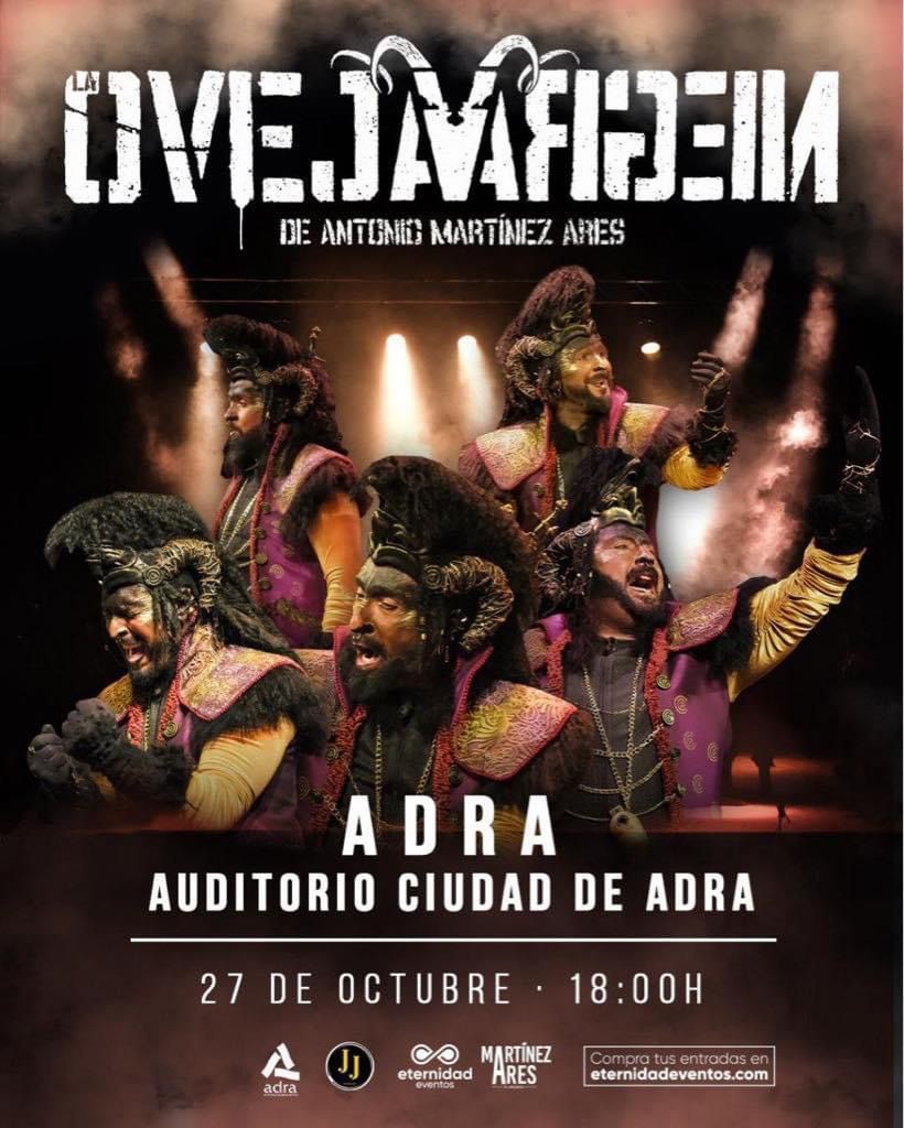 El Auditorio Ciudad de Adra acoge este domingo ‘Oveja Negra’, la comparsa ganadora del Carnaval de Cádiz 2024