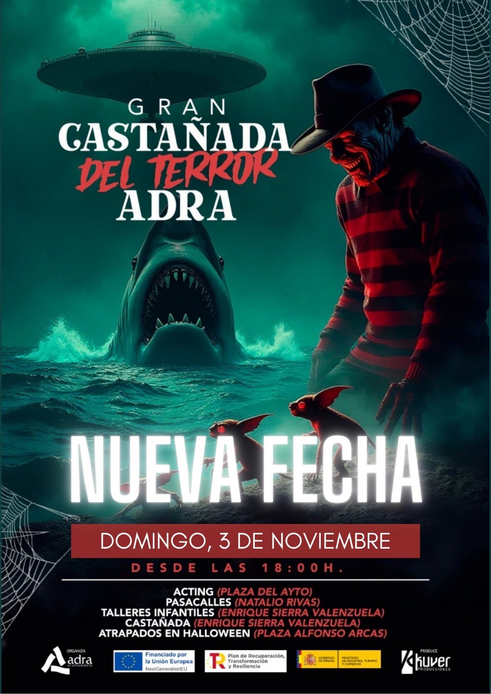 El Consistorio abderitano aplaza las actividades organizadas de Halloween hasta el domingo, 3 de noviembre