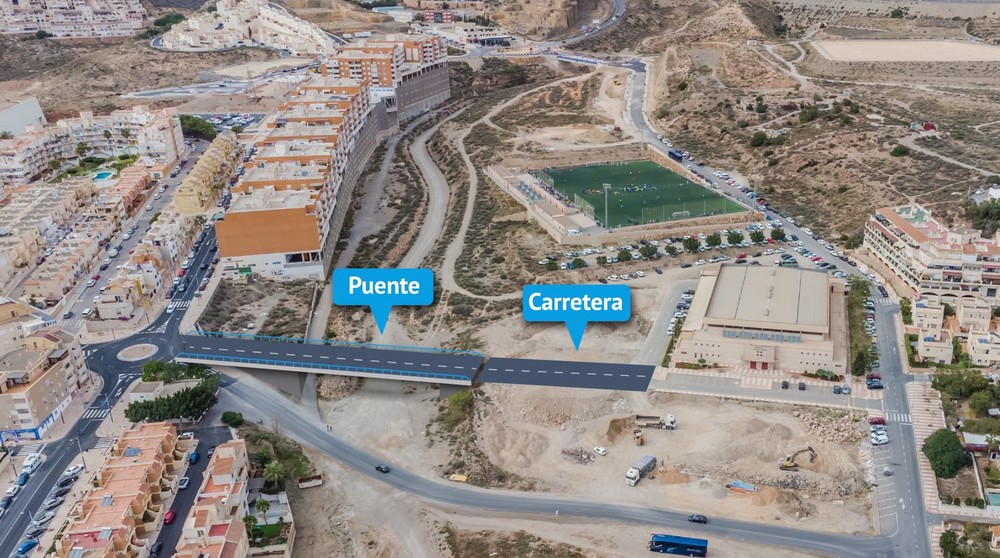 El Ayuntamiento roquetero saca a licitación el proyecto para la construcción de nuevo puente sobre la Rambla de San Antonio