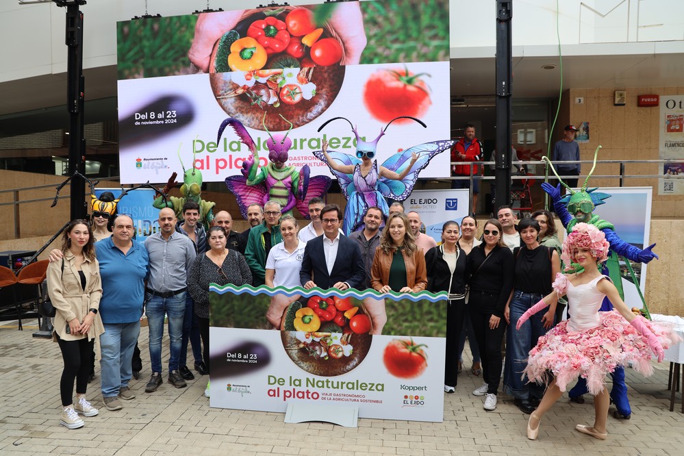 El Ejido inicia su ‘Viaje Gastronómico’ de la mano de 18 establecimientos que servirán platos a base de productos hortofrutícolas locales