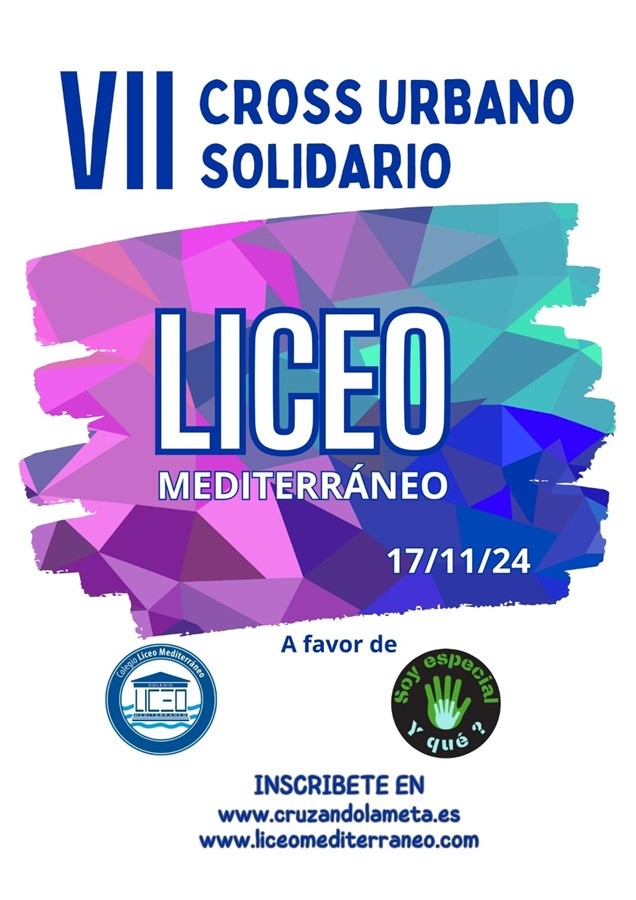 Las inscripciones para el VII Cross Urbano Solidario Liceo Mediterráneo estarán abiertas hasta el 15 de noviembre