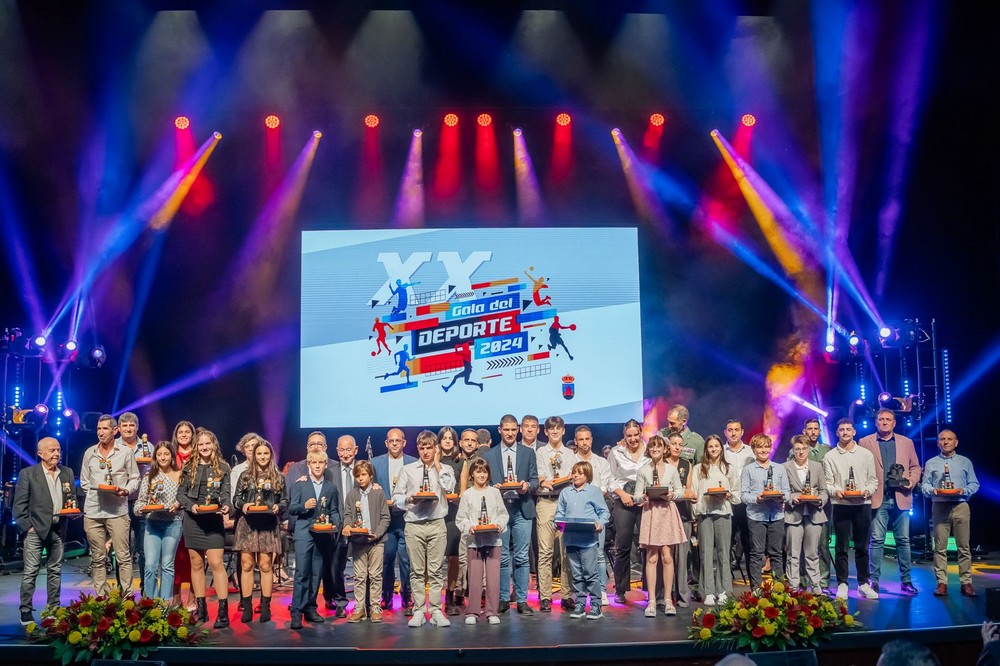 El Teatro Auditorio acoge la noche más especial para el deporte roquetero con la celebración de su XX Gala