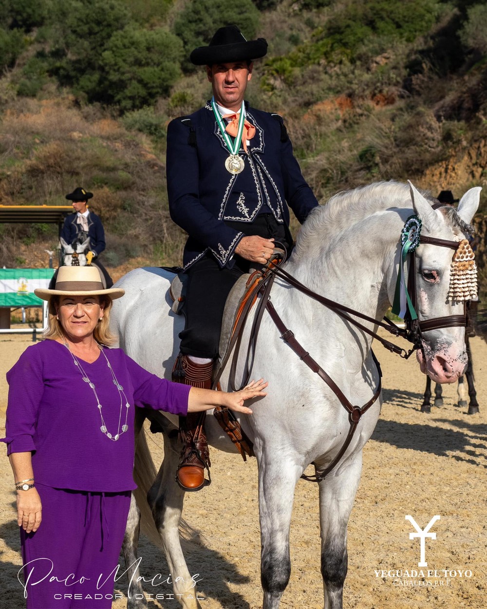 Juan José Rodríguez, medalla de oro en el Campeonato de Andalucía de Alta Escuela
