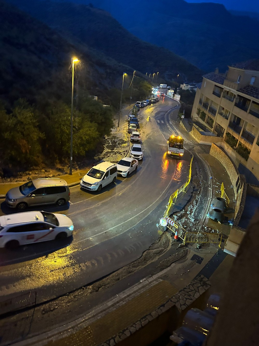 La intensa tormenta de ayer no provocó daños de consideración en Vícar