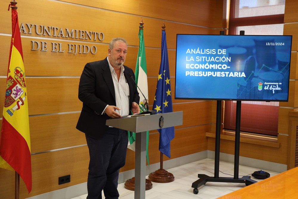 El Presupuesto Municipal de 2025 marca una nueva etapa en la historia económica de El Ejido, el Ministerio constata que el Ayuntamiento está saneado y que es un ente sin riesgo financiero