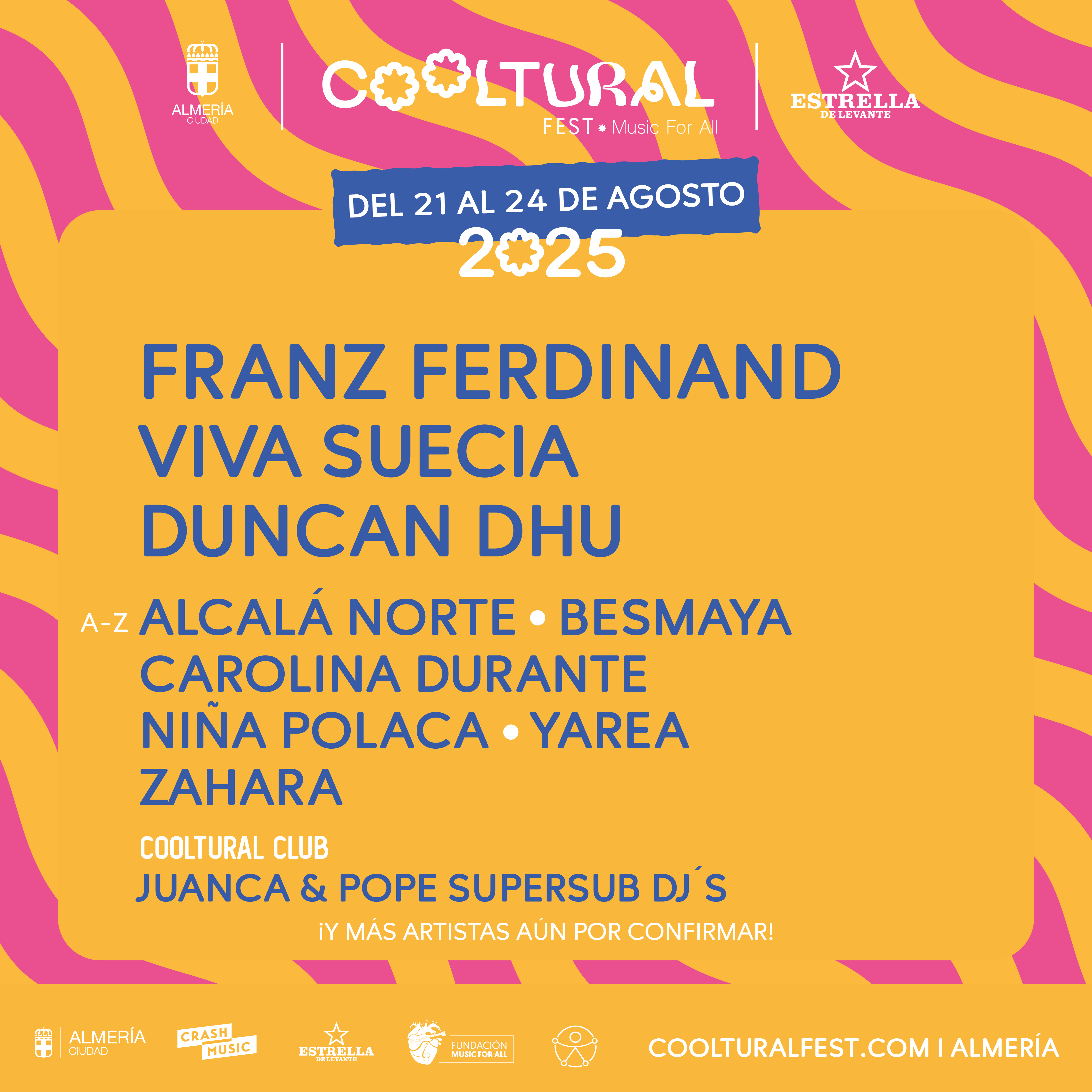 Los internacionales Franz Ferdinand y el 40º aniversario de Duncan Dhu, confirmaciones ‘de cine’ para Cooltural Fest 2025