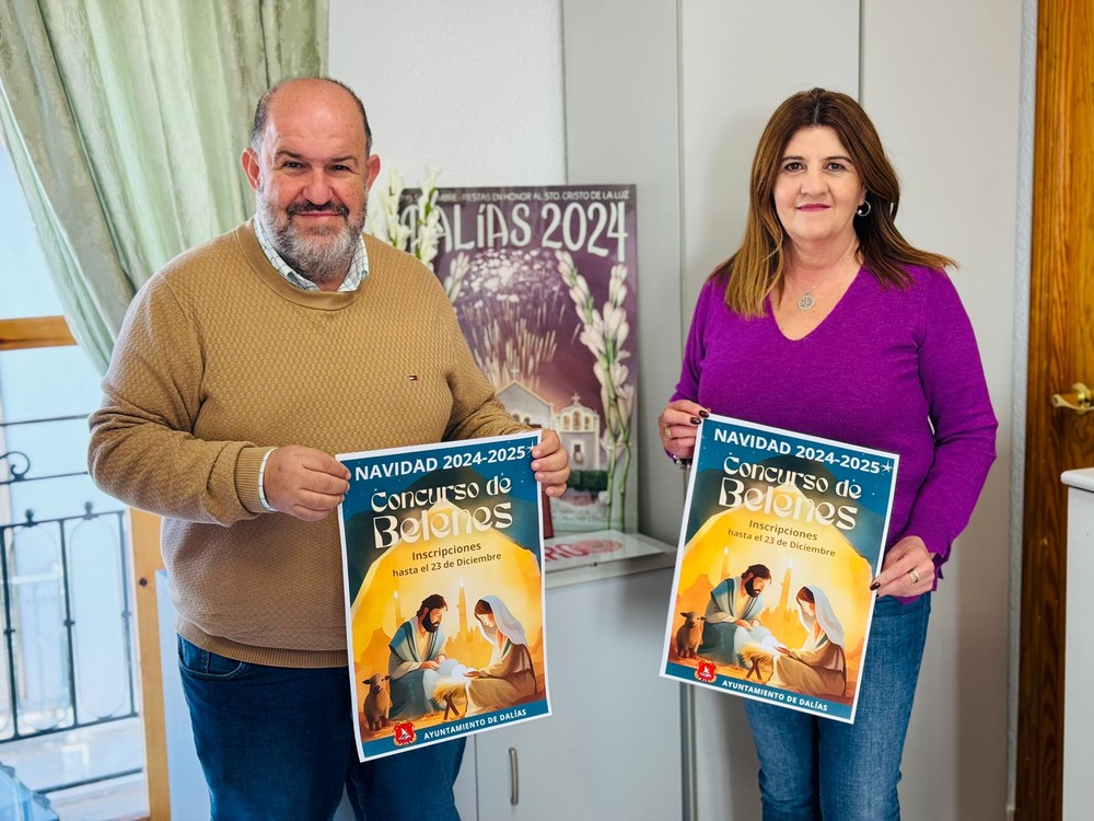 El Ayuntamiento de Dalías presenta el Concurso de Belenes 2024