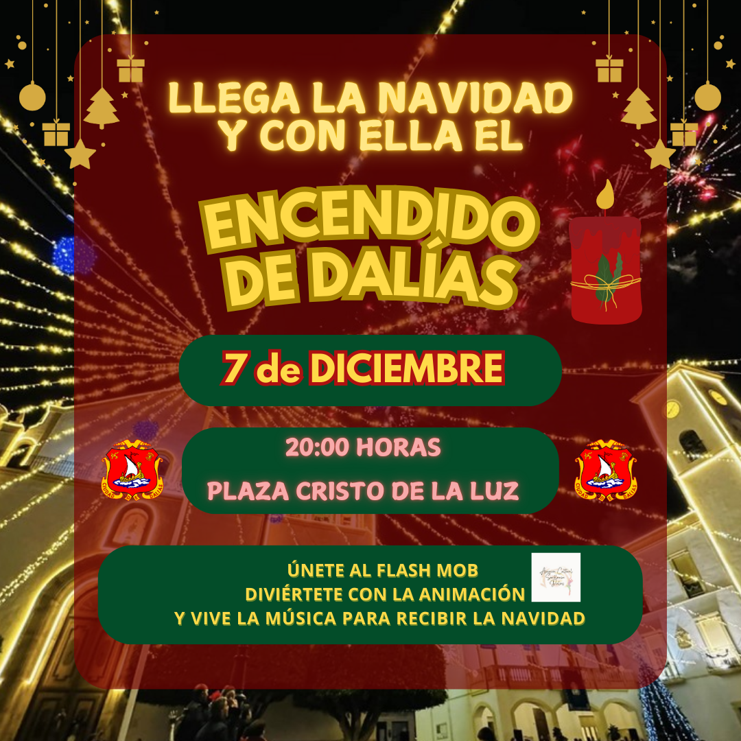 Dalías da la bienvenida a la Navidad con el tradicional Encendido Navideño el próximo fin de semana