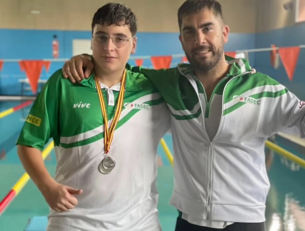 El ejidense Germán Rodríguez logra dos platas en el Campeonato Clasificatorio por Edades de Natación