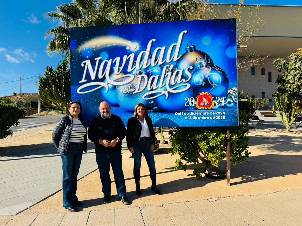 El Ayuntamiento de Dalías presenta la programación de Navidad con cerca de medio centenar de actividades