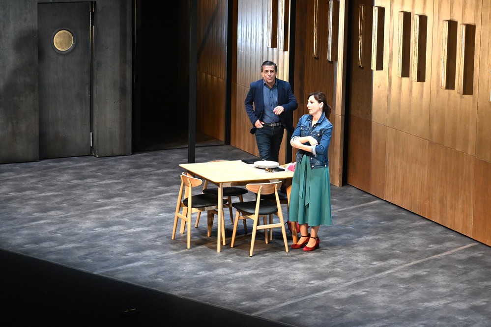 David Lorente y Malena Alterio, duelo de grandes actores, en la obra 'Los amigos de ellos dos' en Roquetas