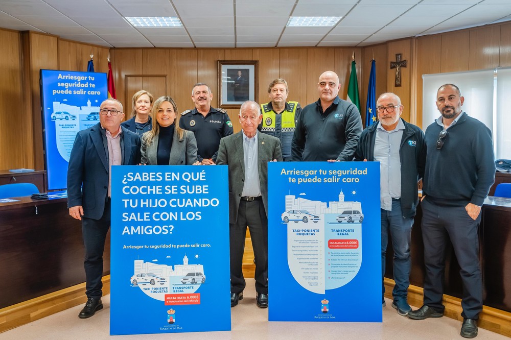 El Ayuntamiento de Roquetas vuelve a poner en marcha la campaña para luchar contra los “taxis piratas” en el municipio