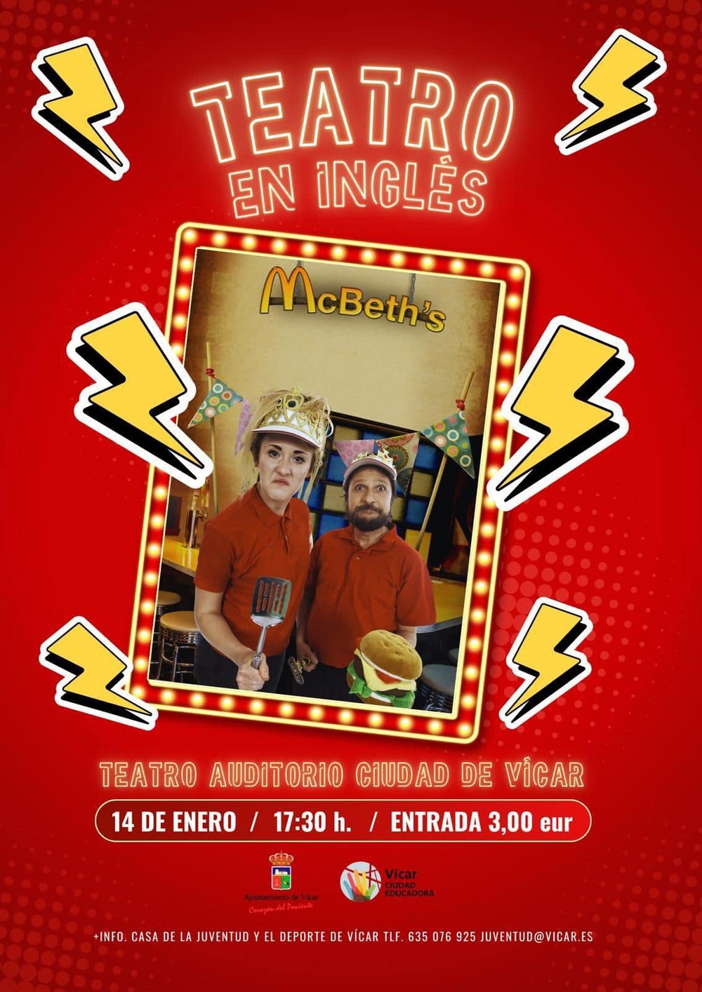 McBeth’s, una divertida y moderna sátira del clásico de Shakespeare llega este martes a Vícar
